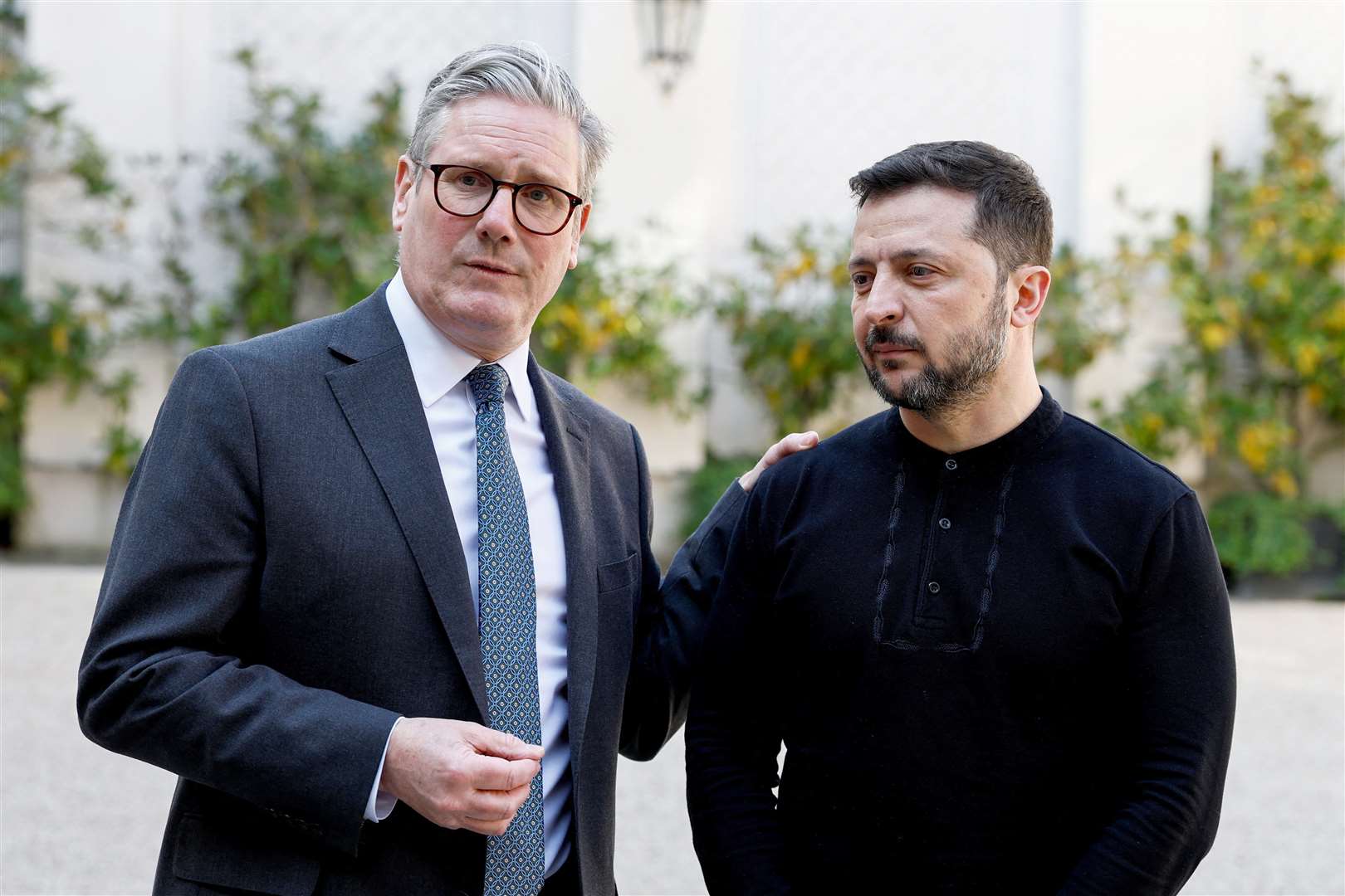 Sir Keir last spoke to Ukrainian President Volodymyr Zelensky on Monday (Stephanie Lecocq/PA)