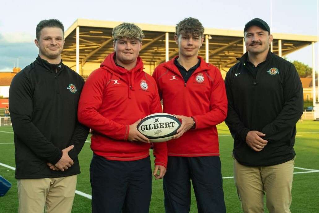 Pangbourne student rugby players