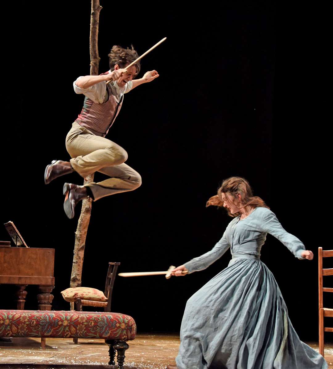 Belgrade Theatre Coventry March 2025 Little Women, Cillian Lenaghan as Laurie Grace Malony as Jonobby@nobbyclark.co.uk