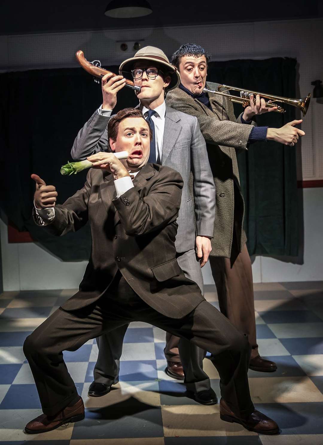 Spike: Jeremy Lloyd (Harry Secombe), George Kemp (Peter Sellars), John Dagleish (Spike Milligan), Pamela Raith Photography