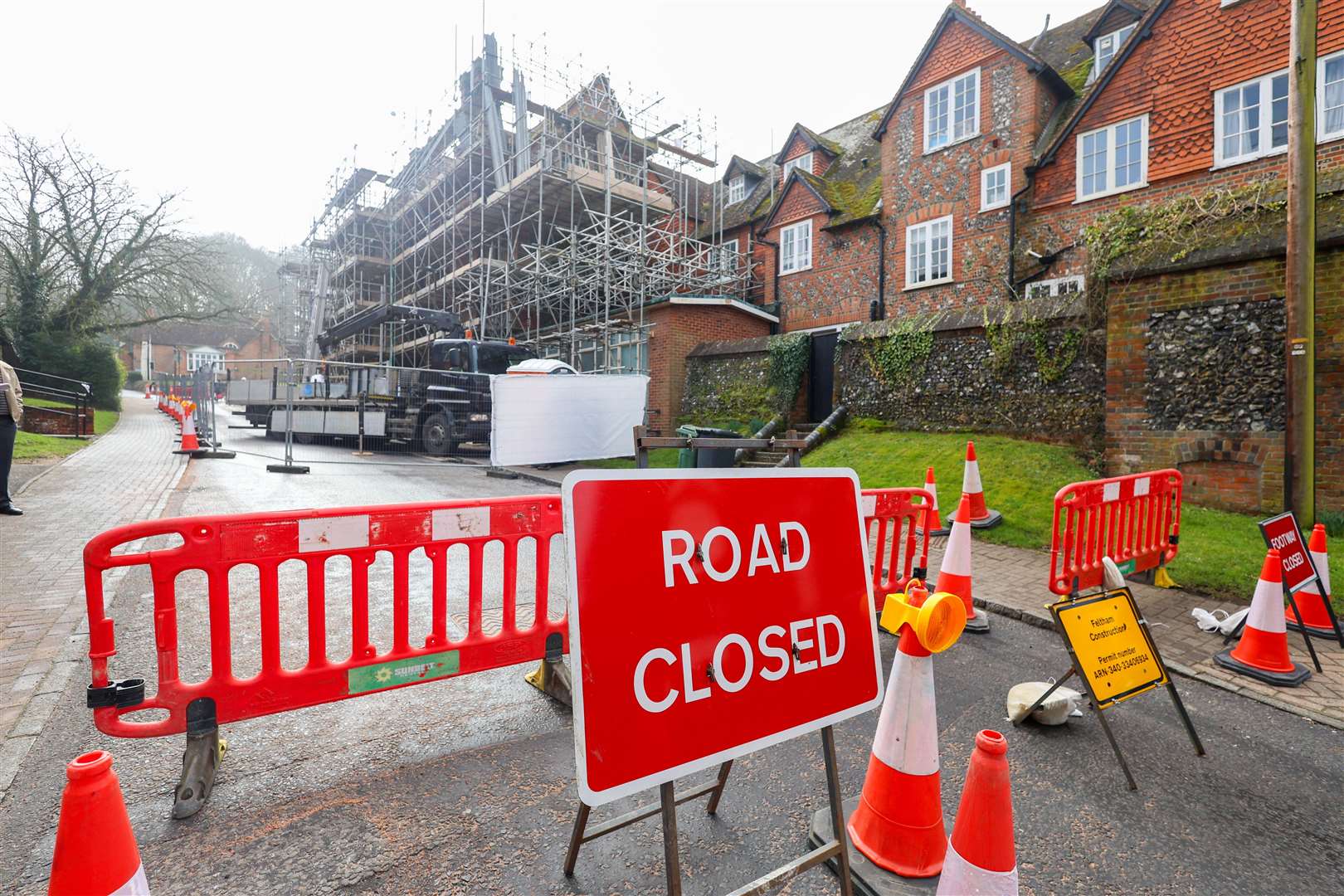 A small section of Ashampstead Road by the college will be closed for the majority of 2025 while the works are being carried out