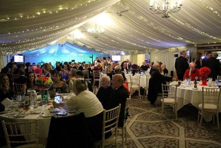 The charity ball welcomed 133 guests to the luxury Basingstoke hotel
