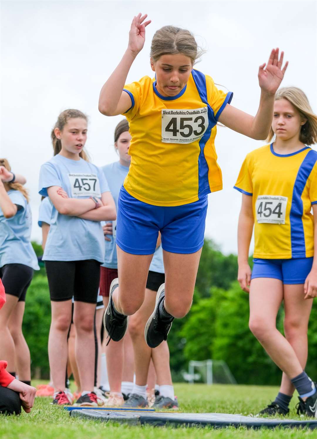Standing Long Jump for Brightwalton Year 5 & 6 Girls
