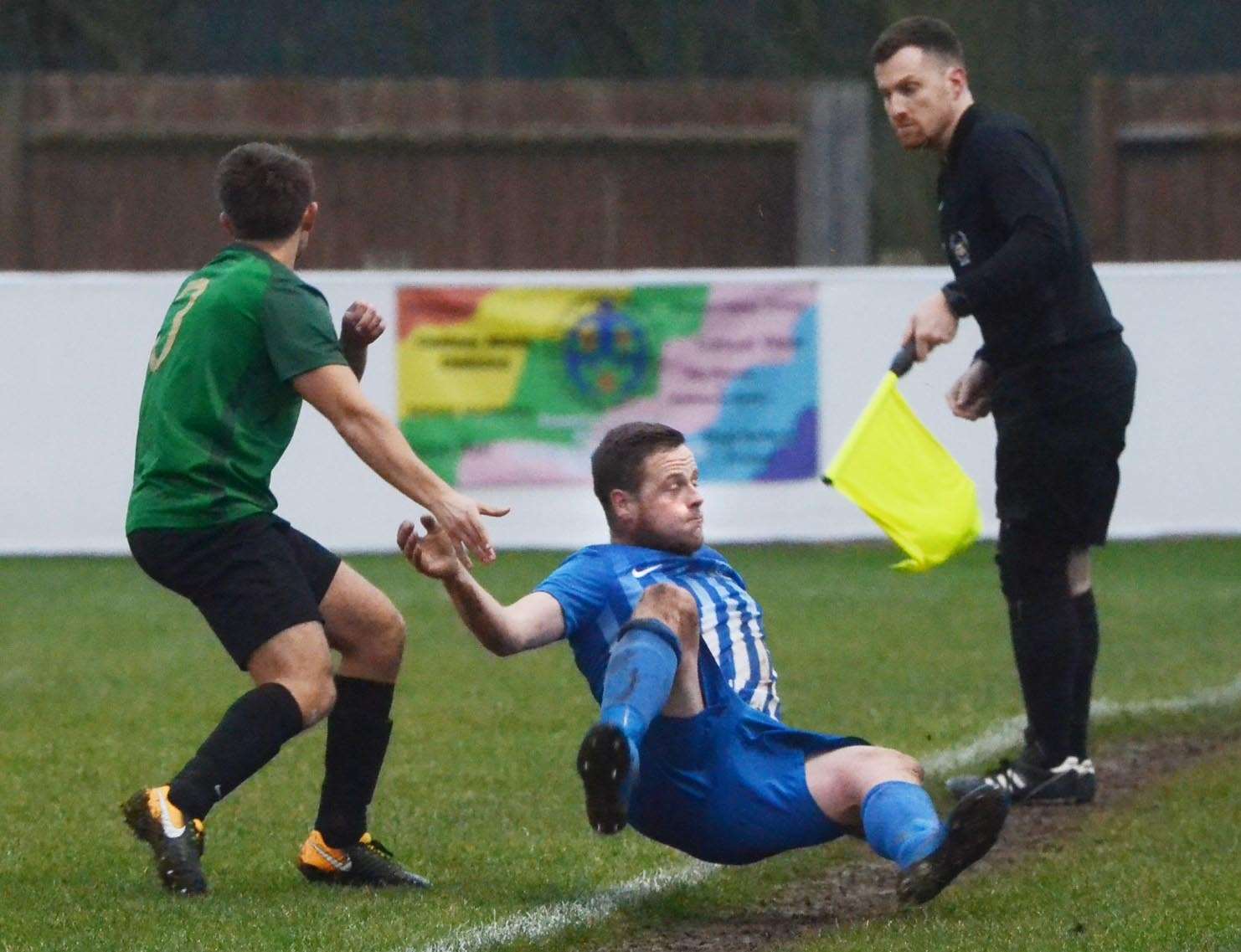 Thatcham's Shane Cooper-Clark is out of it this time!