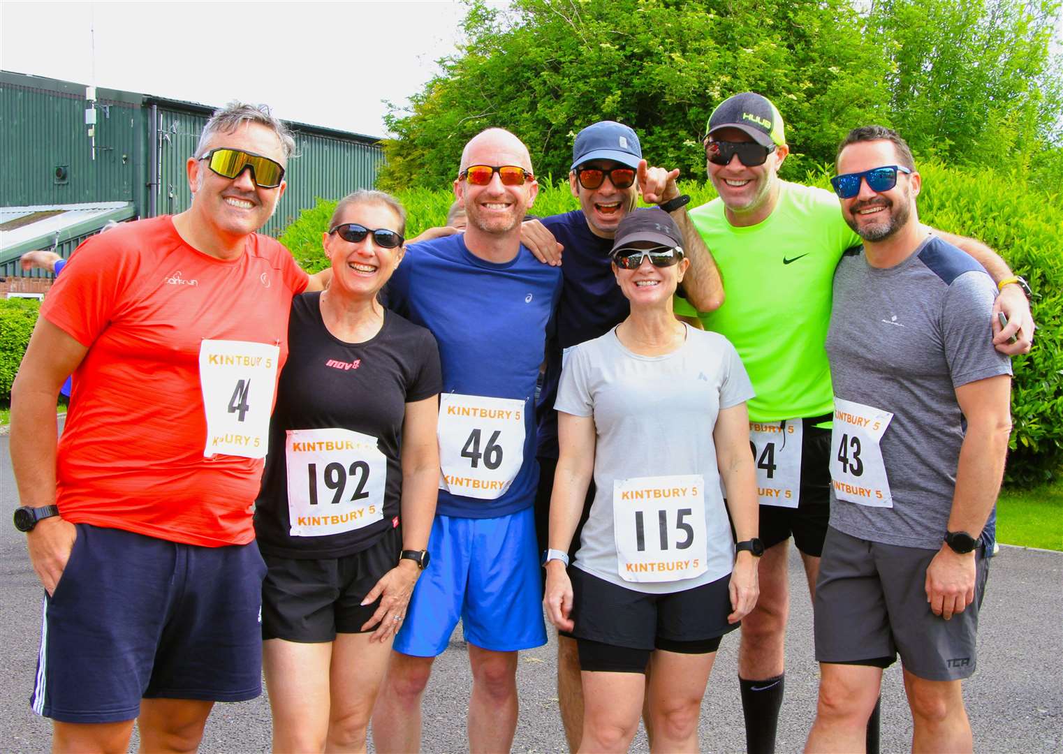 Around 300 runners took part in this year's Kintbury 5, credit: Christopher Culley