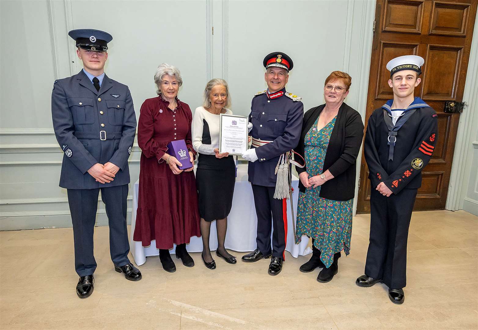 Newbury Riding for the Disabled receiving the King’s Awards for Voluntary Service 2024, credit: Stewart Turkington