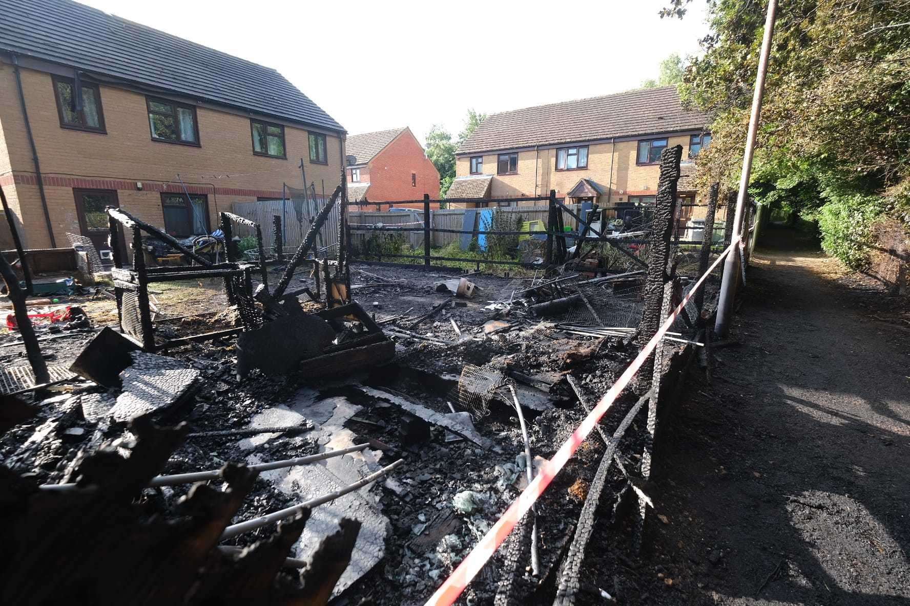Residents had to be evacuated from their homes
