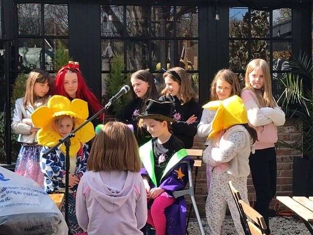 Pupils of The Ilsleys Primary School also took part in the event