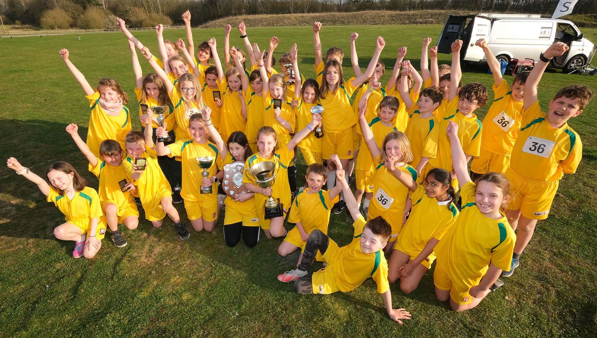 Overall winners St Nicolas