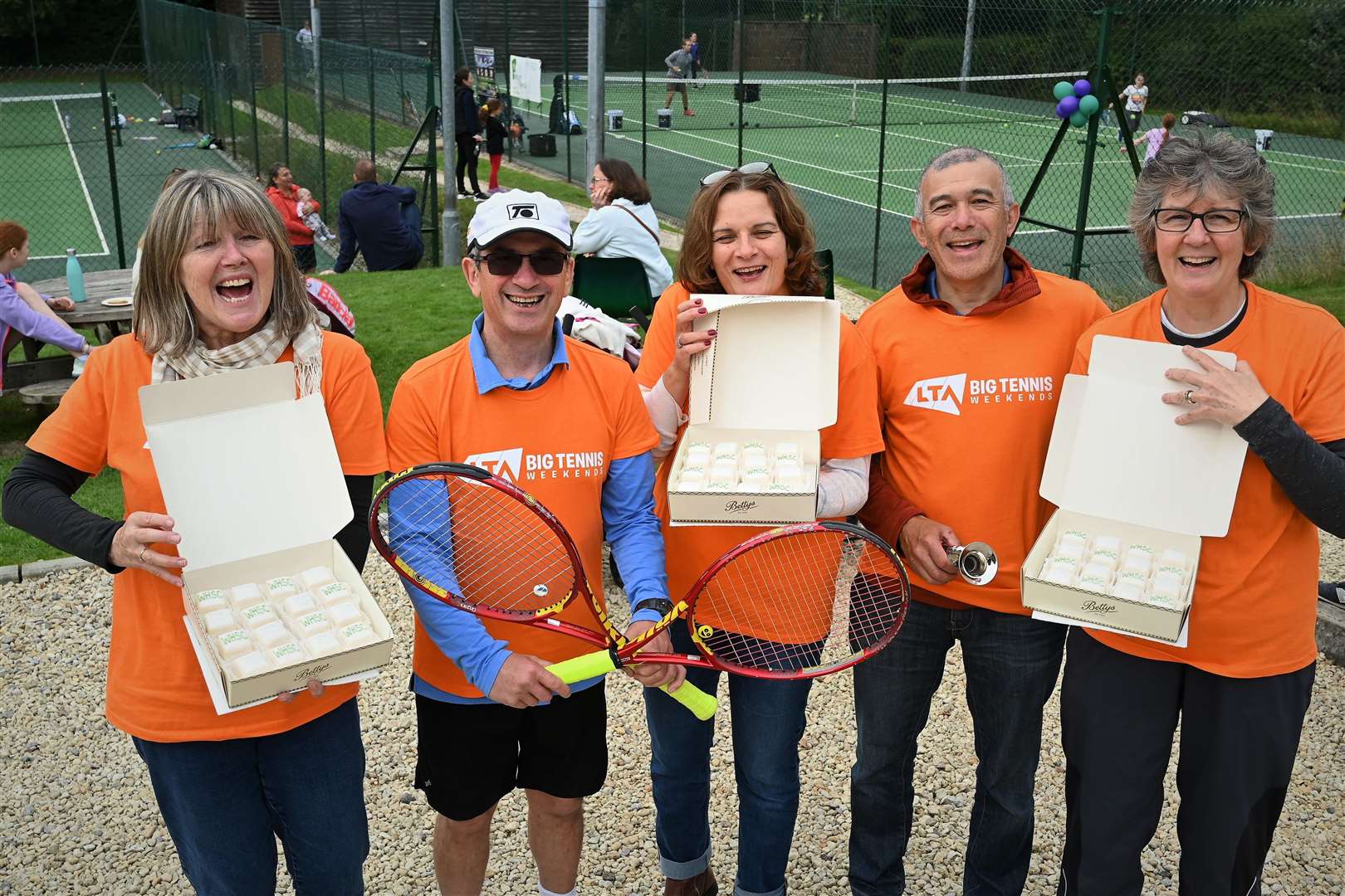 Hilary Hainge, Carl Gorman (Chairman), Alison Whitehall, Kendall Gordon and Rhian Begg (Club Secretary)