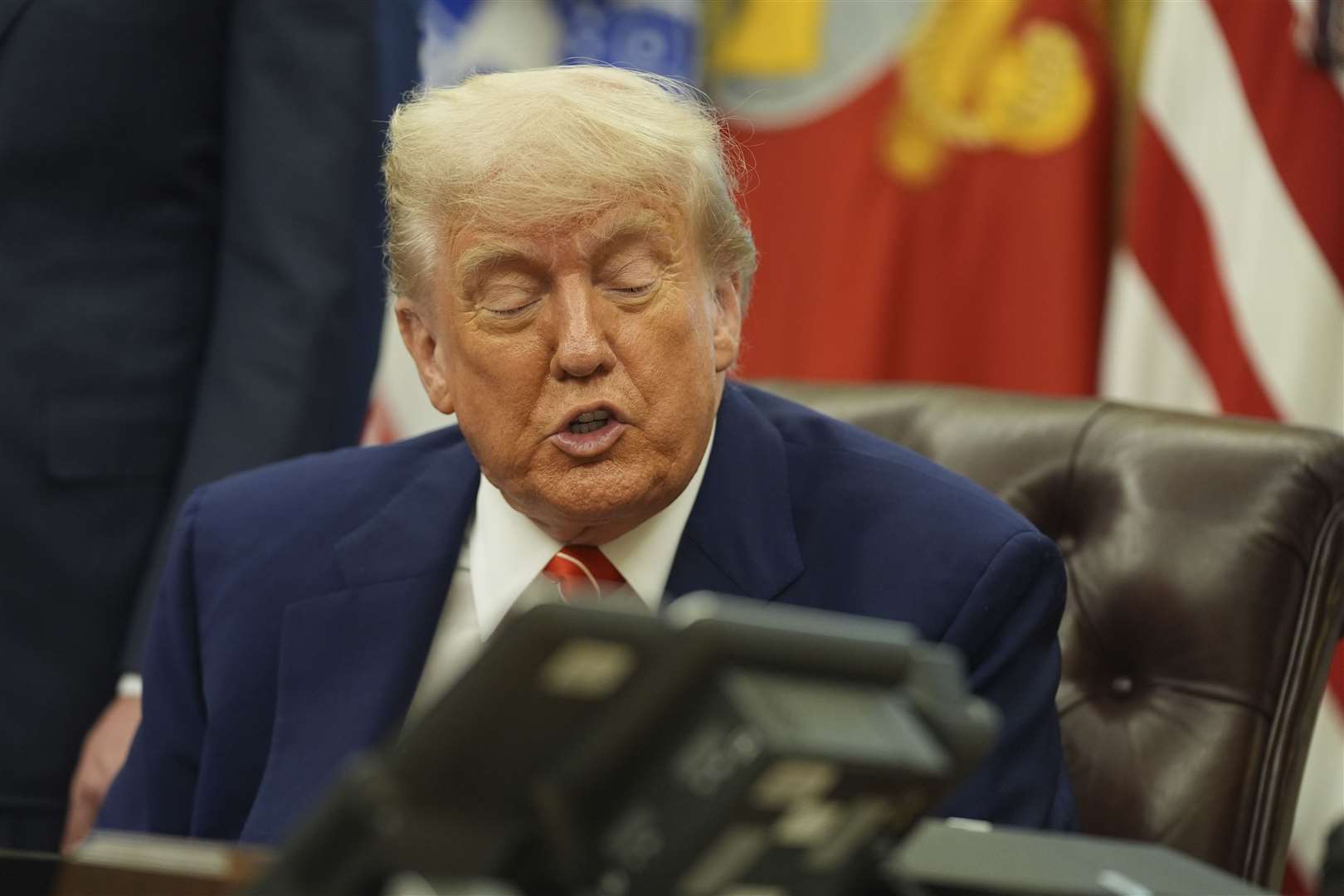 The trade agreement was confirmed in a call between Prime Minister Sir Keir Starmer and US president Donald Trump (Evan Vucci/AP)
