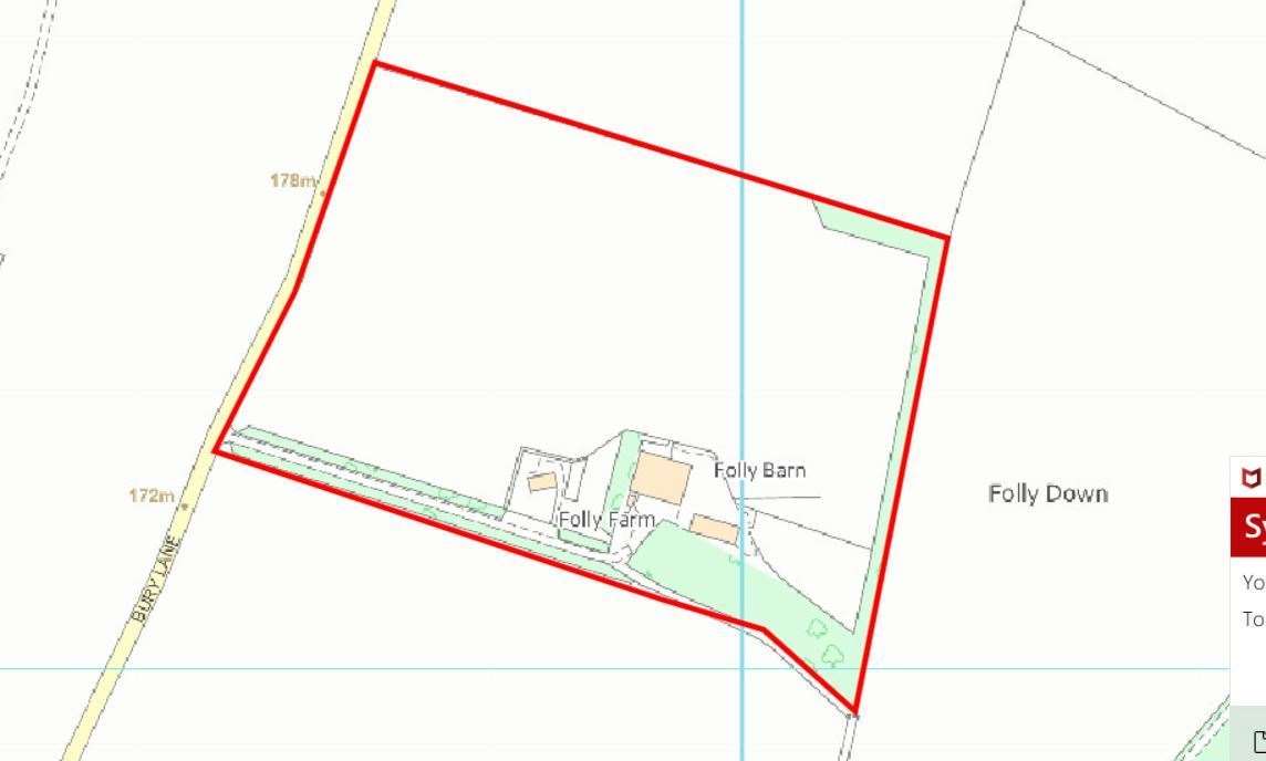 Site of the proposed new grain store at West Ilsley