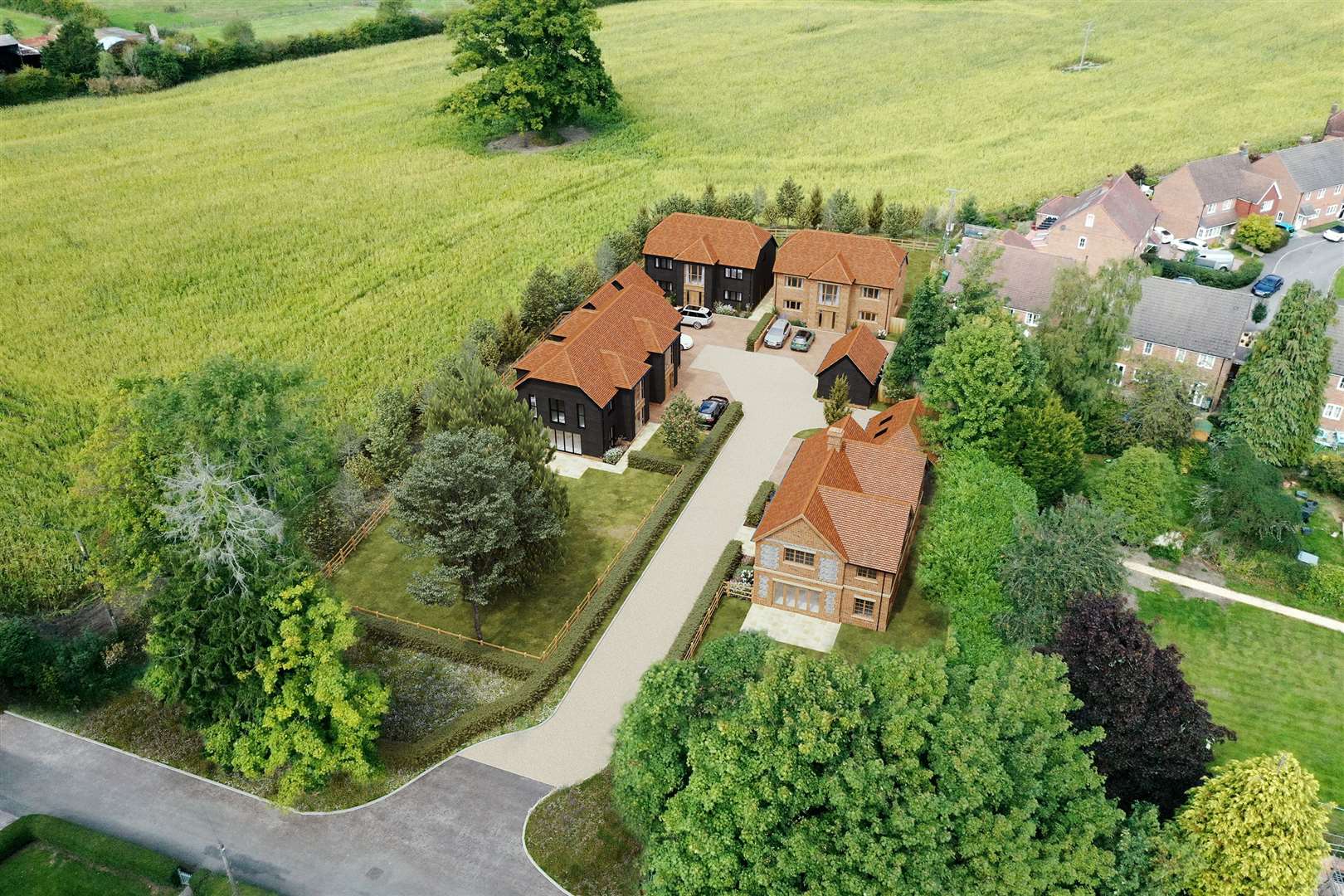 A computer generated image of the proposed development on Westridge, credit: Donnington New Homes