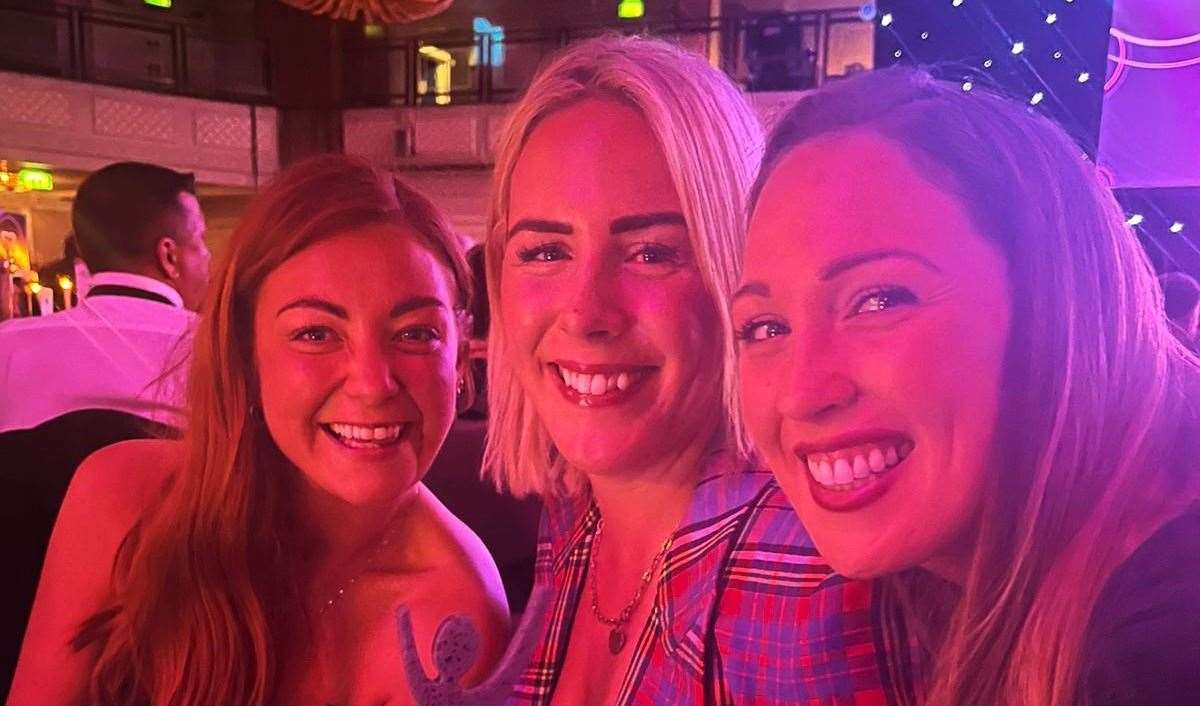 Lydia Headey, Penny Daniels and Hannah McIntosh with their Best New Agency award
