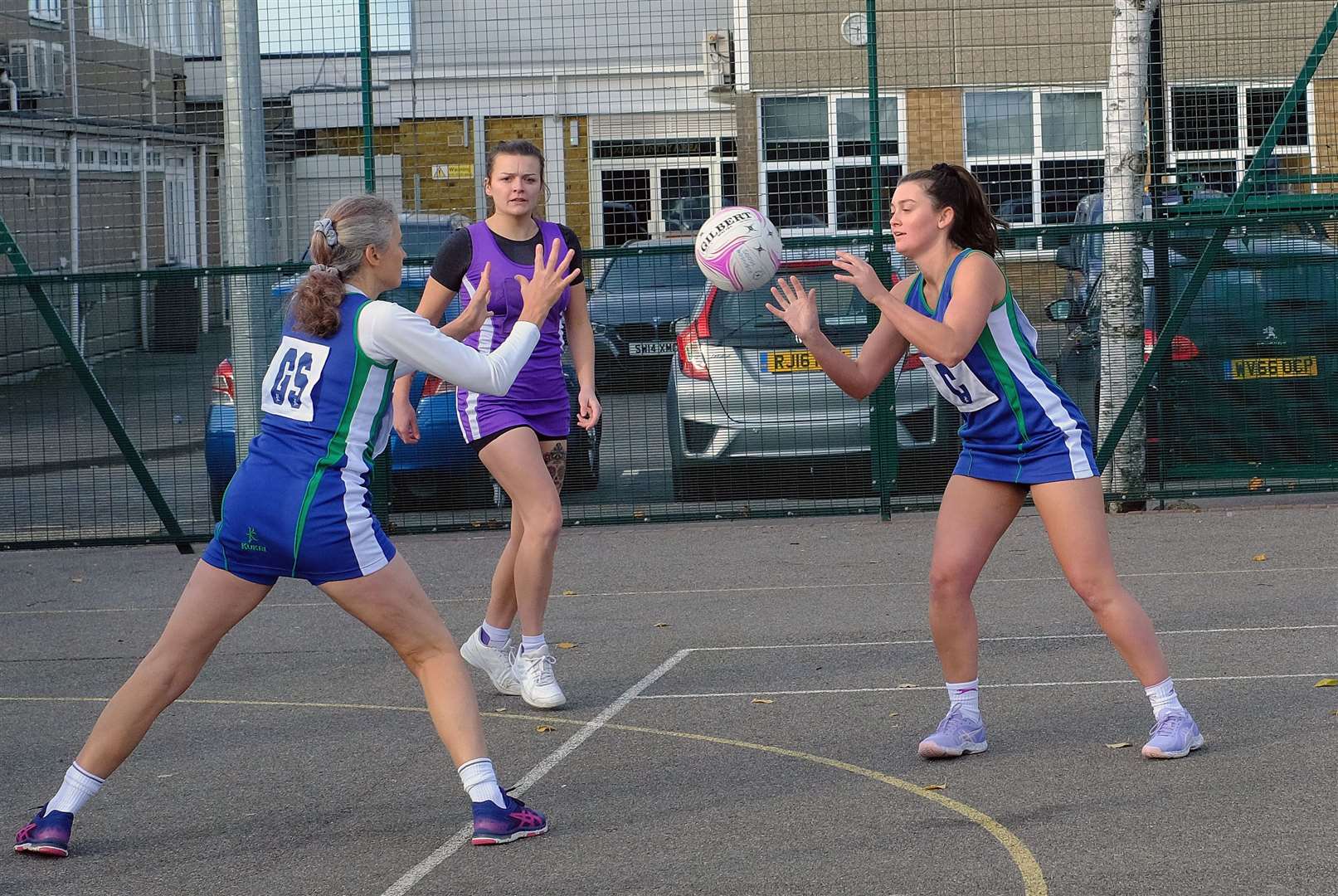 Teammates link up with each other