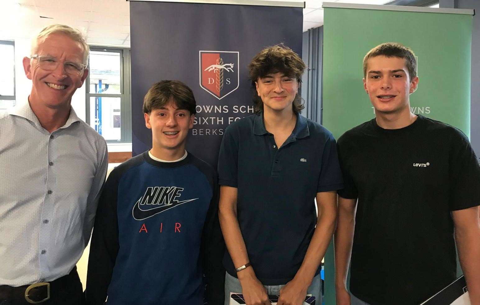 Students from The Downs School came together to celebrate their GCSE results