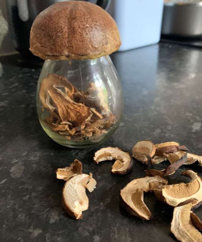 Fried porcini