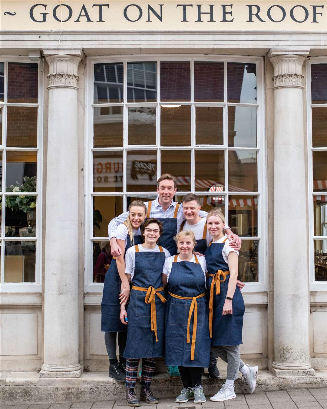 The team at Goat on the Roof
