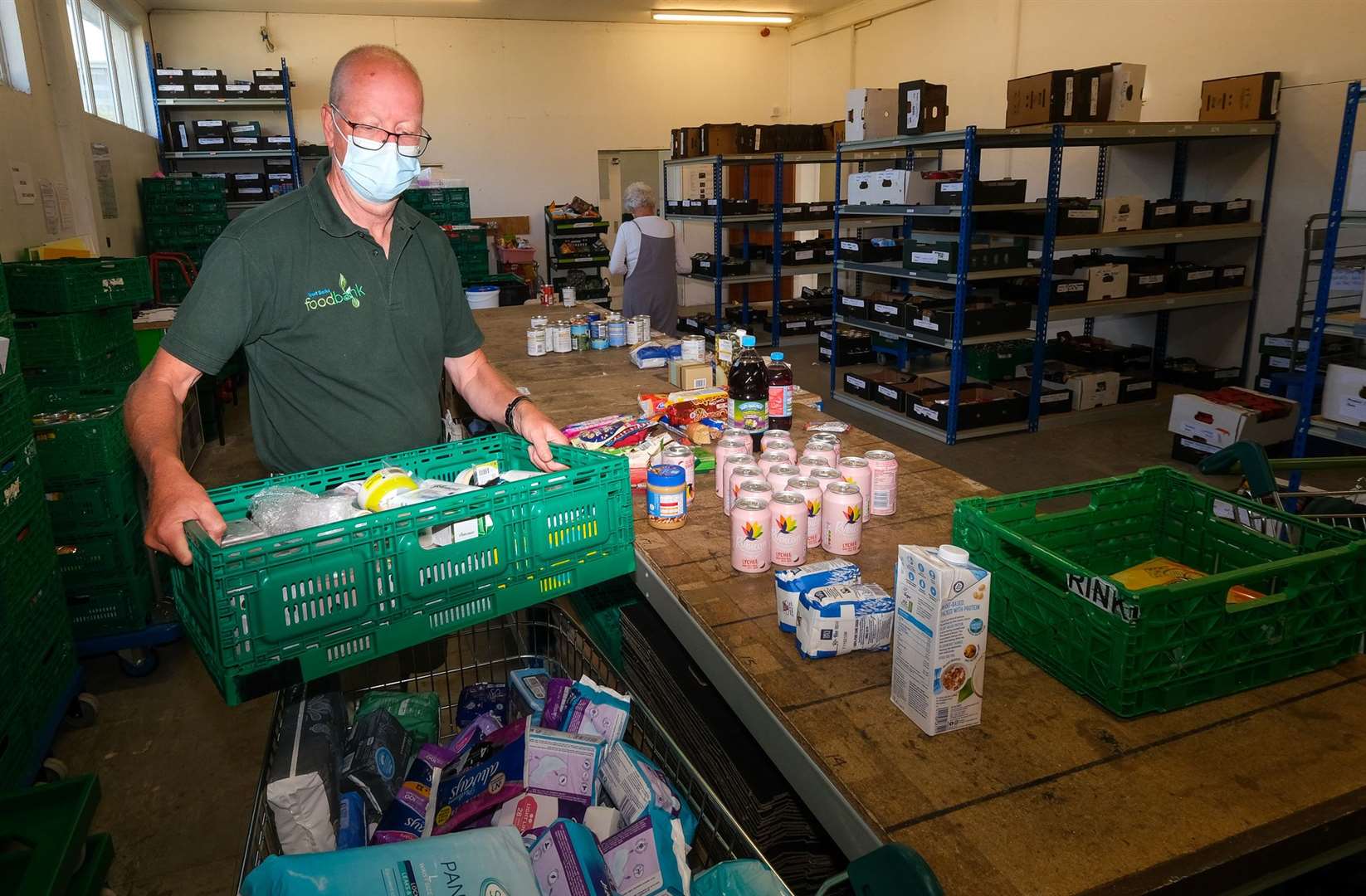The local Foodbank helps to ensure nobody goes hungry during the summer holidays. Ref: 28-2021