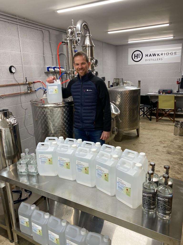 Managing director of Hawkridge Distillers, Phil Howarth