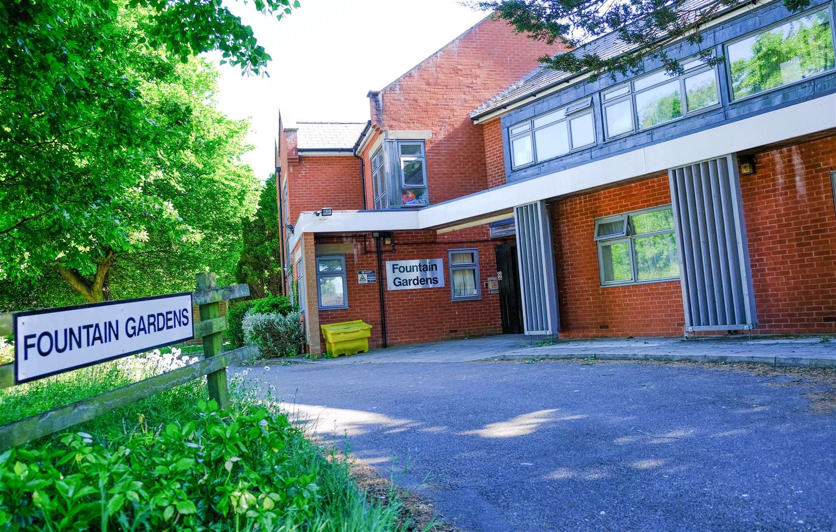 Emergency services were called to Fountain Gardens, in Newbury on May 9, 2020