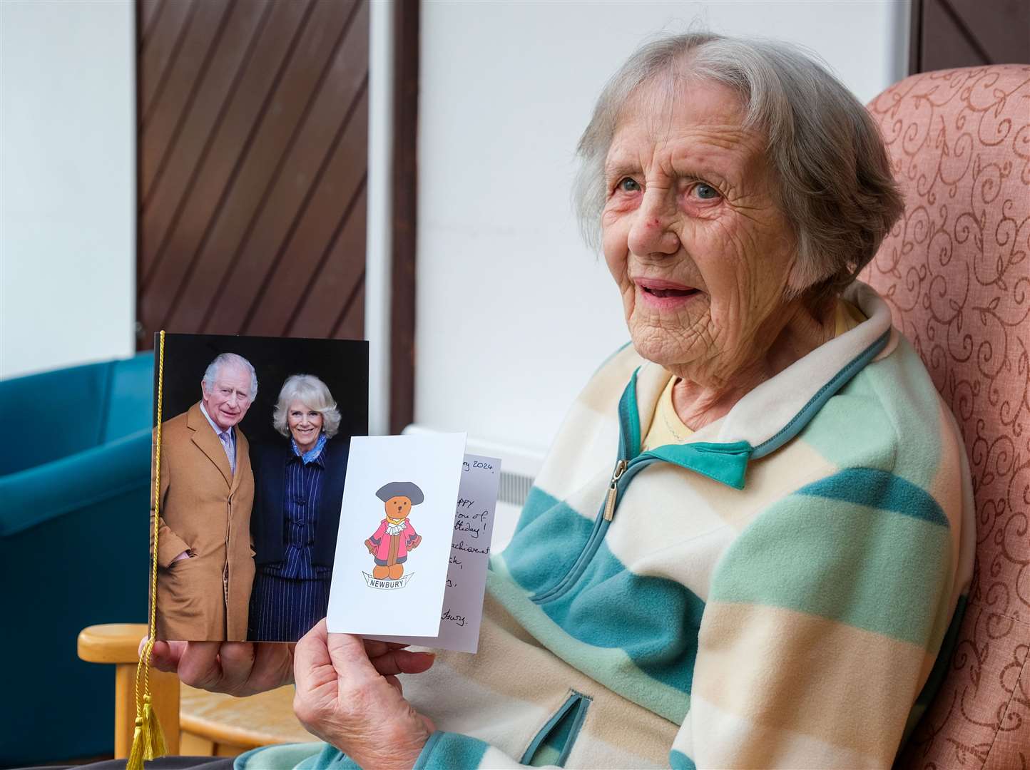 Muriel Warwick celebrates her 100th birthday