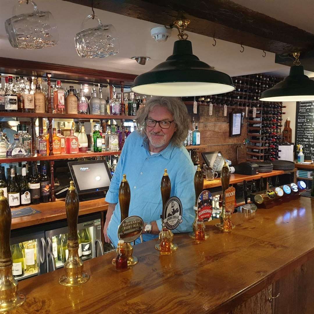 James May at the bar.