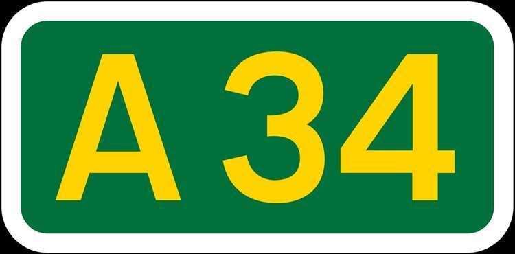 A34 sign (49283488)