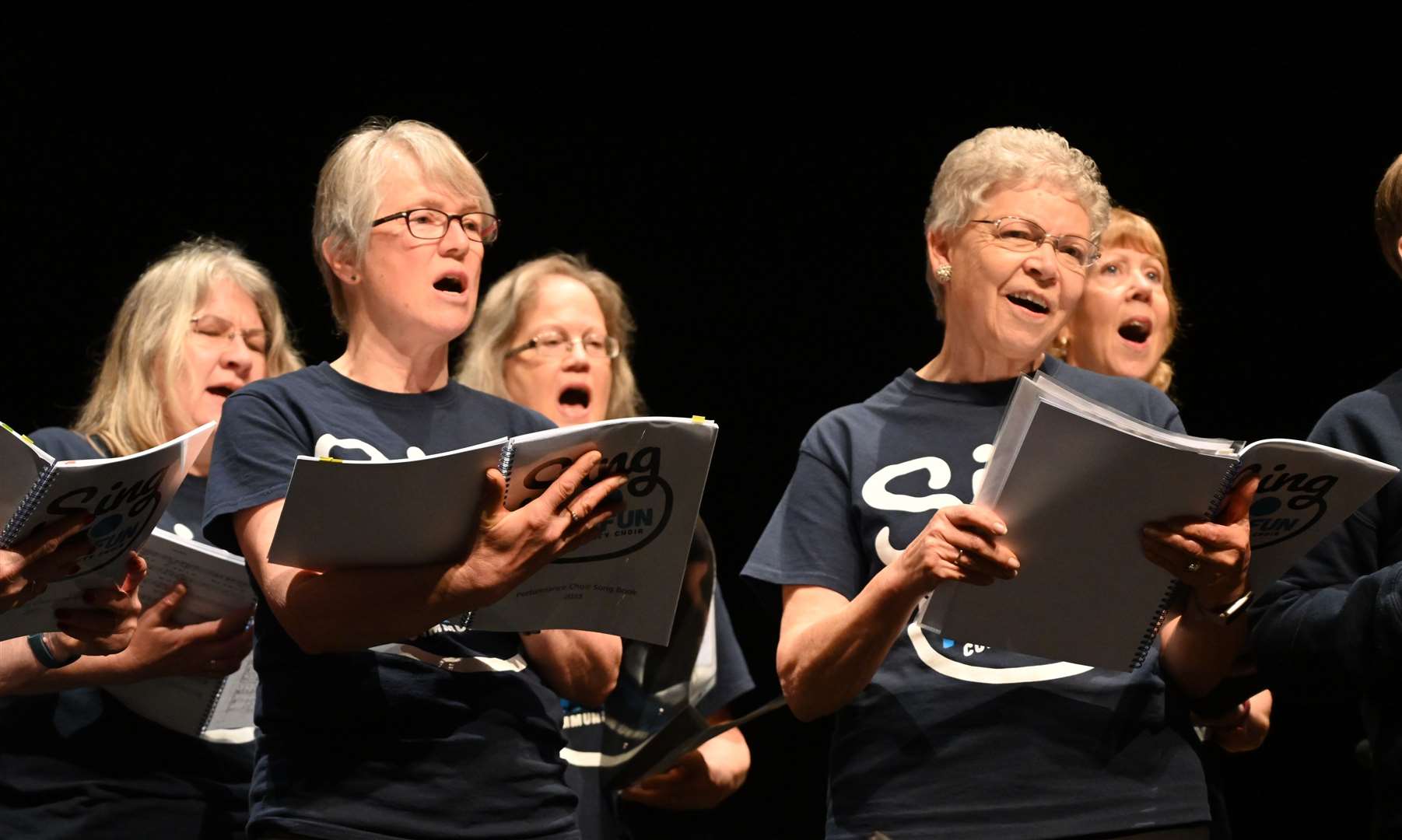 Sing for Fun performing at the ceremony