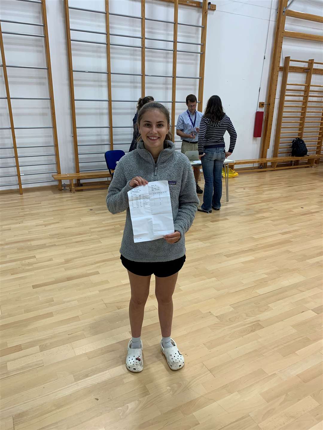 Milla Brereton with her results