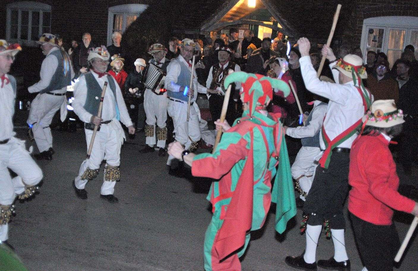 Wassailing at The Bell, Aldworth Pic: Geoff Fletcher