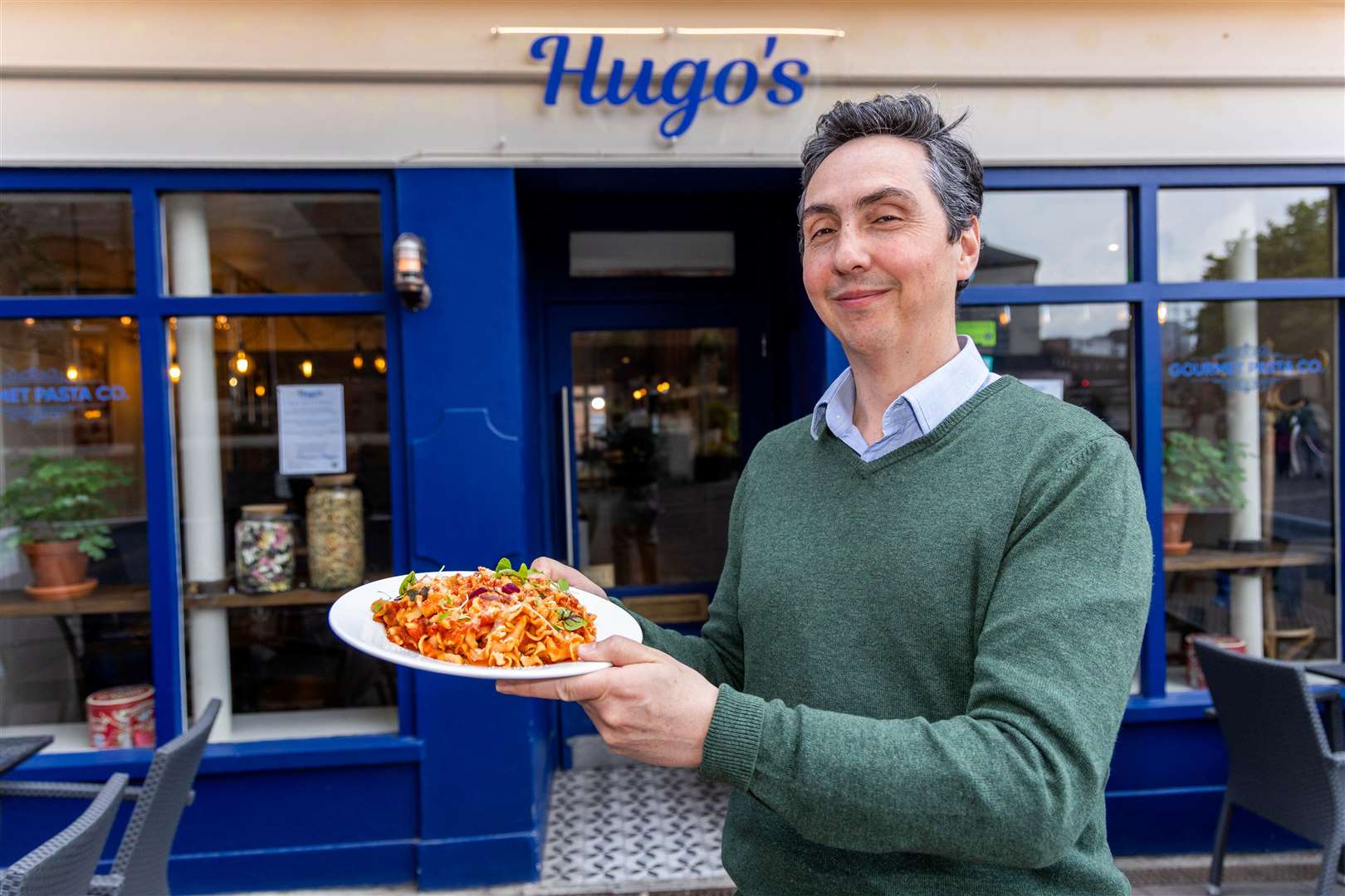 Hugo's owner Hugo Lesser