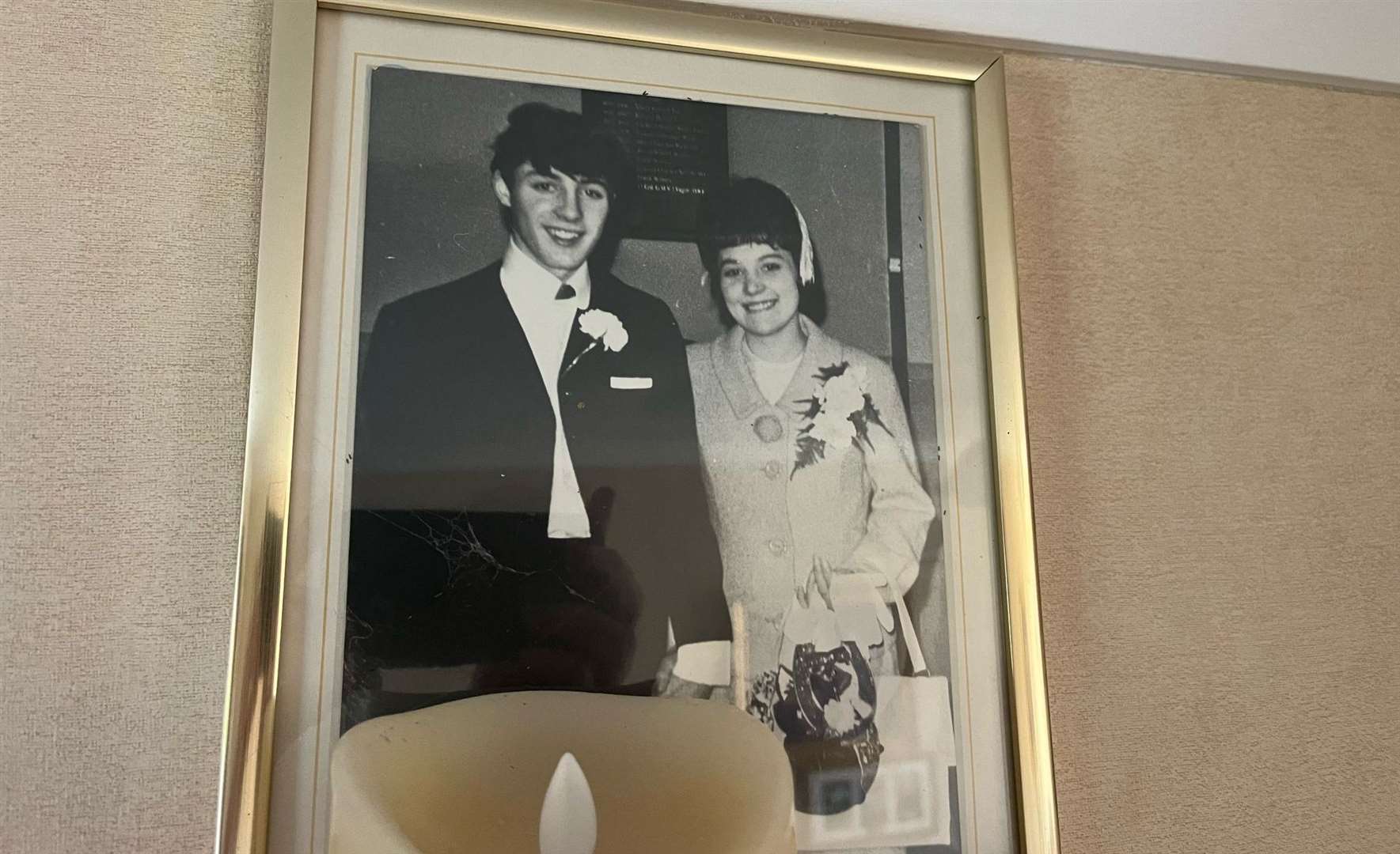 Mick and Shirley Forbes on their wedding day in 1965