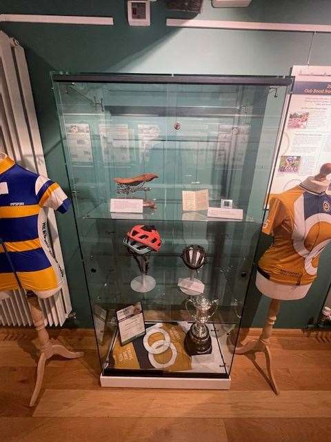 Newbury Road Club's exhibit at the West Berkshire Museum
