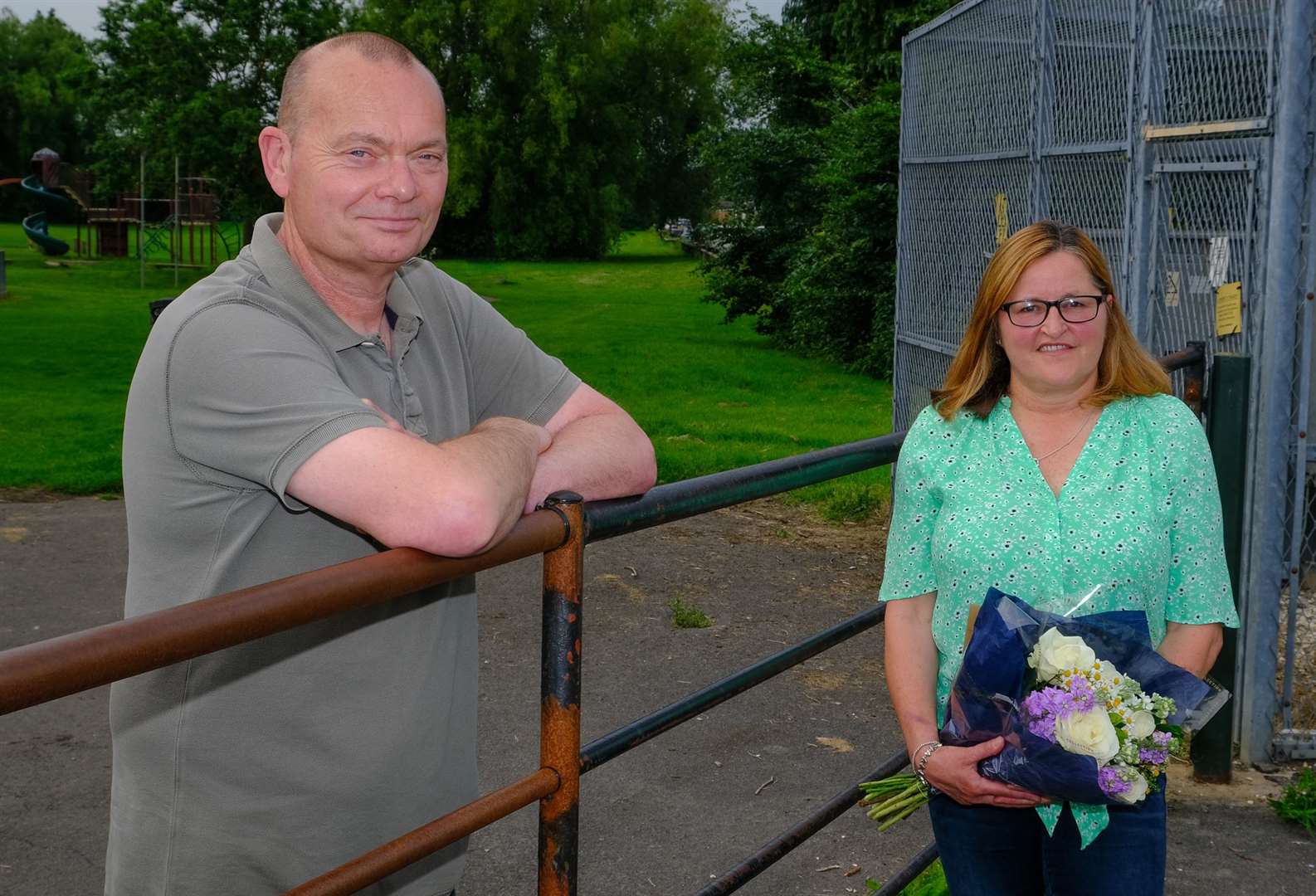 Sue Tiilen saved Stephen Seddon life after having a cardiac arrest..Ref: 27-0321... (48760858)