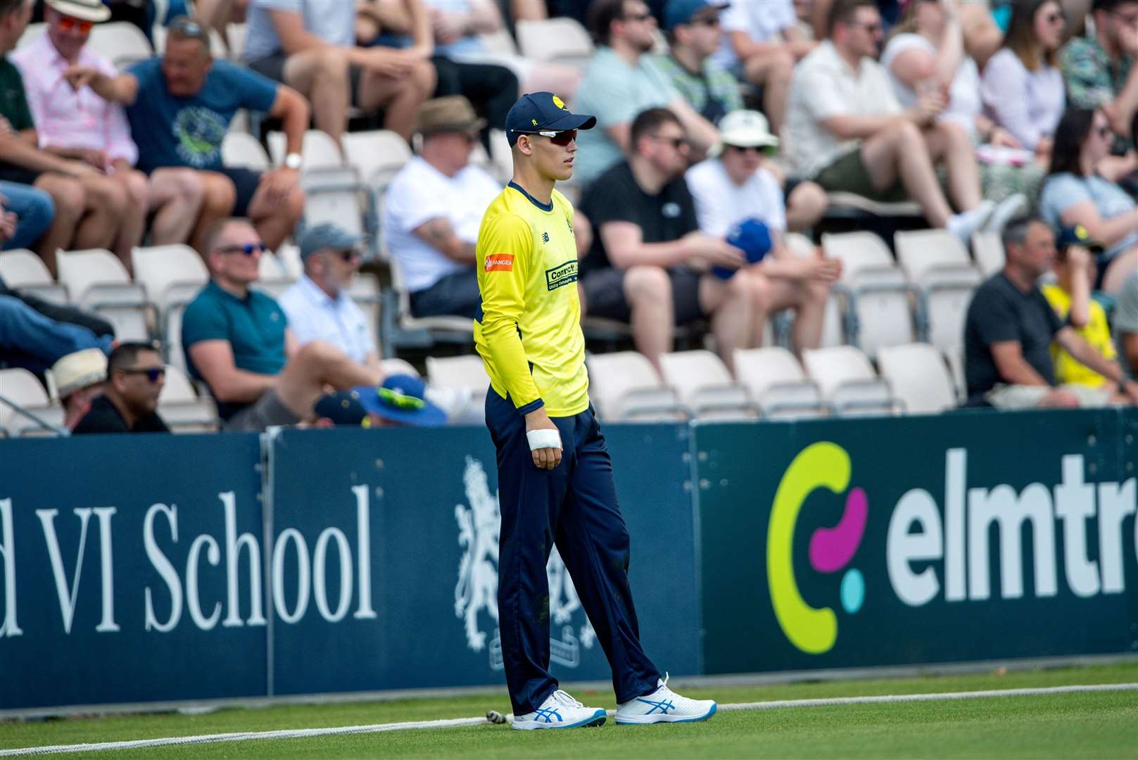 Toby Albert in action for Hampshire - Photo: Dave Vokes
