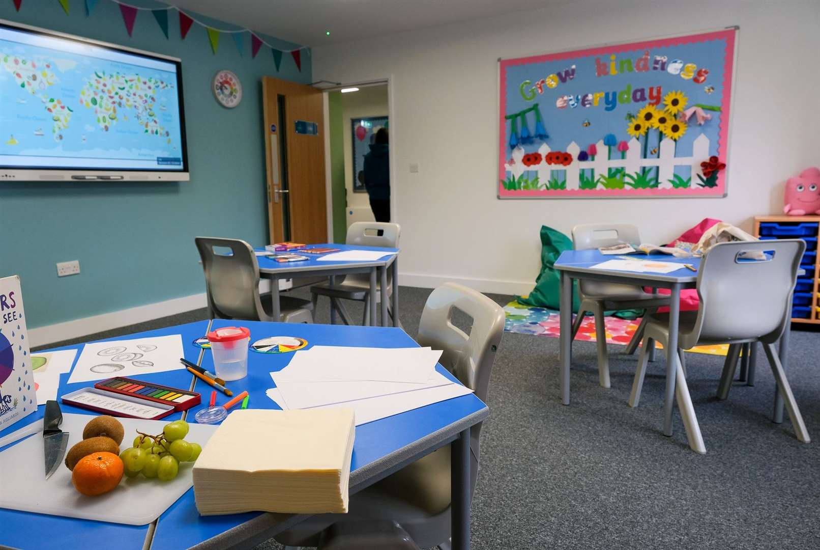 A classroom inside The Grange, which opened in September 2023
