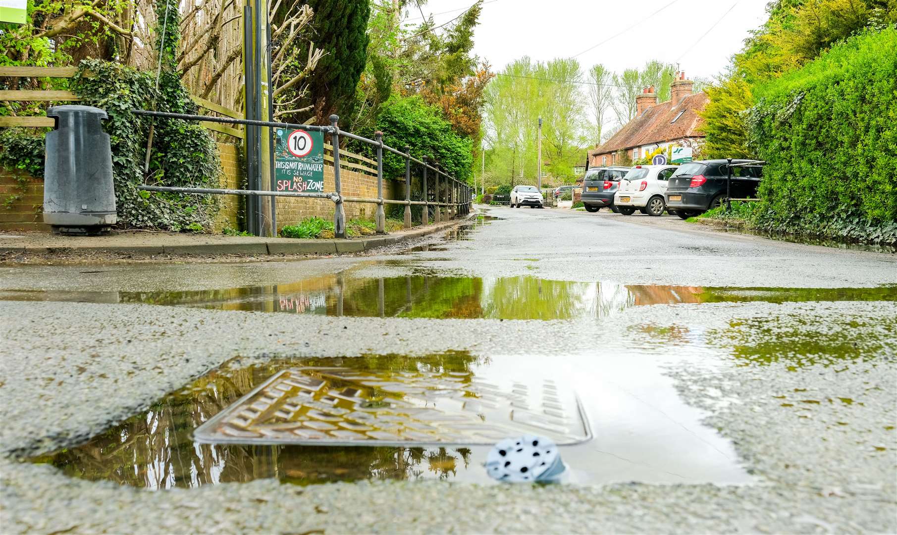 Flooding in Water Street. Credit: Phil Cannings