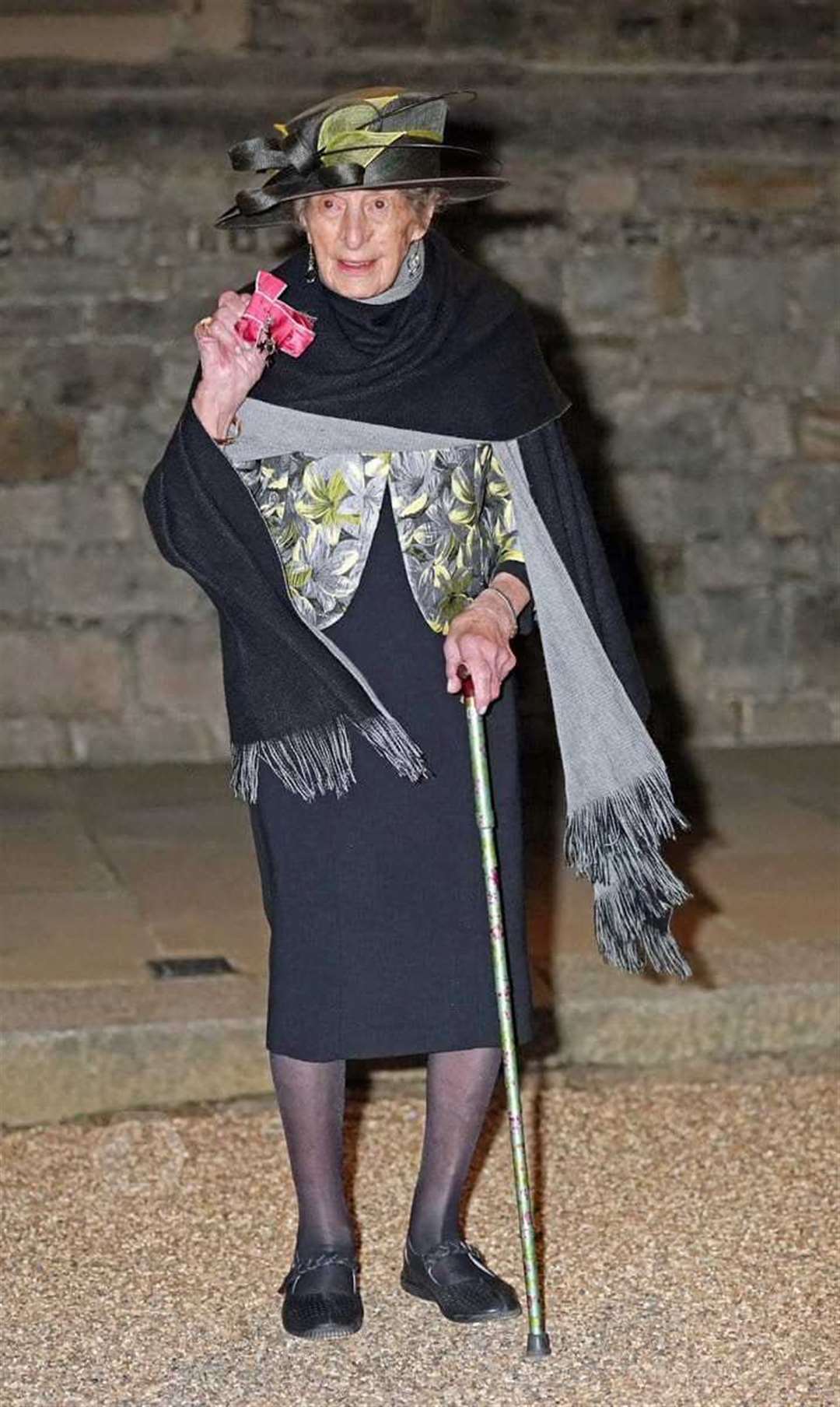 Ruth collecting her MBE