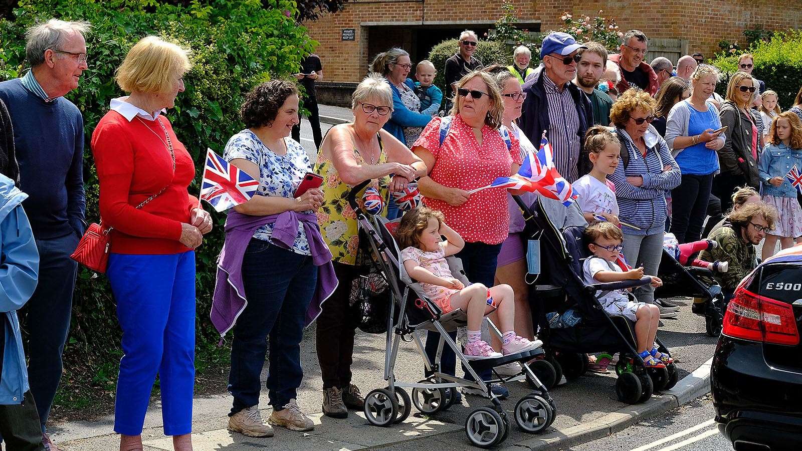 These residents had great views of the parade