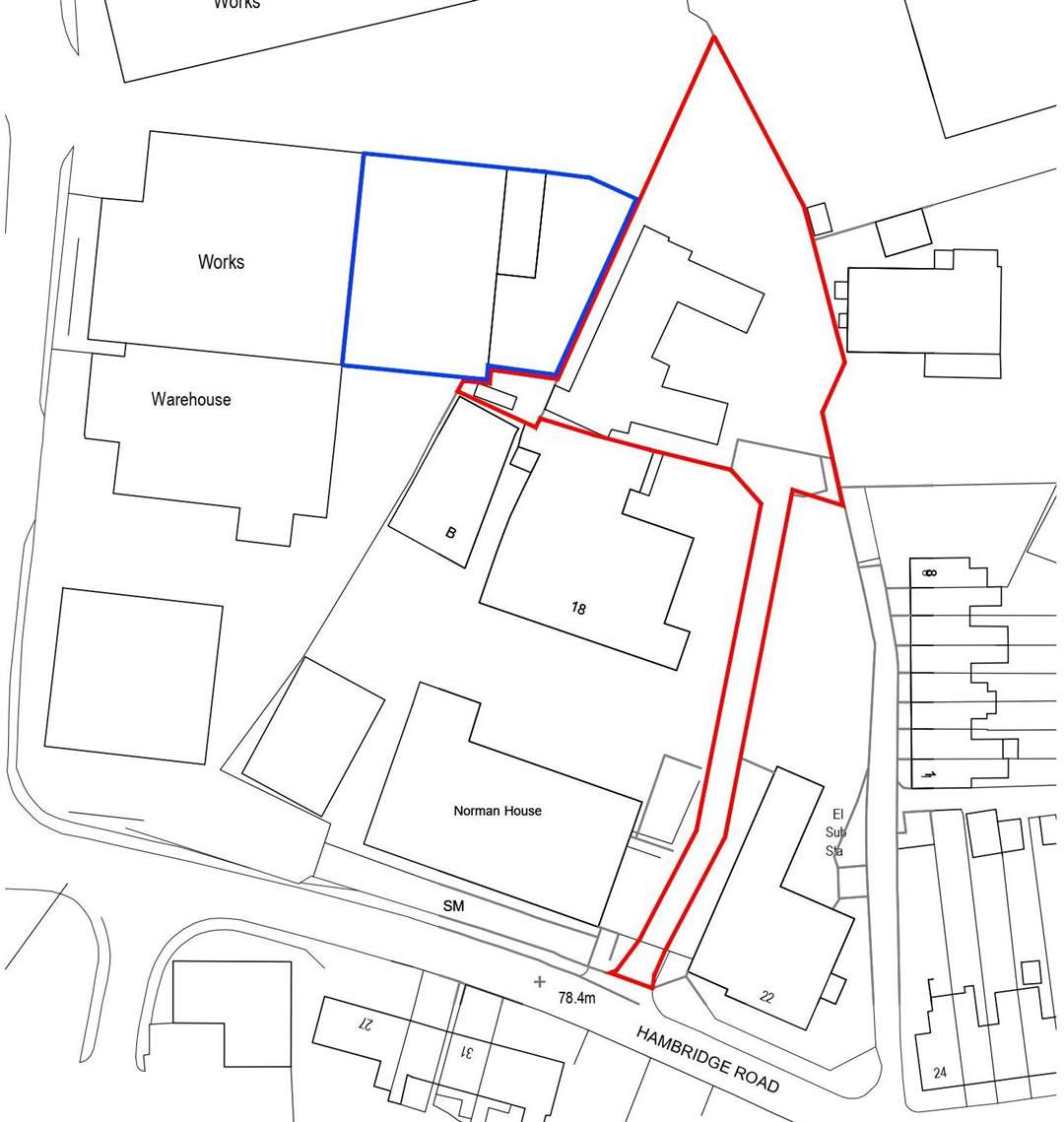 Site of proposed new storage facility in Newbury