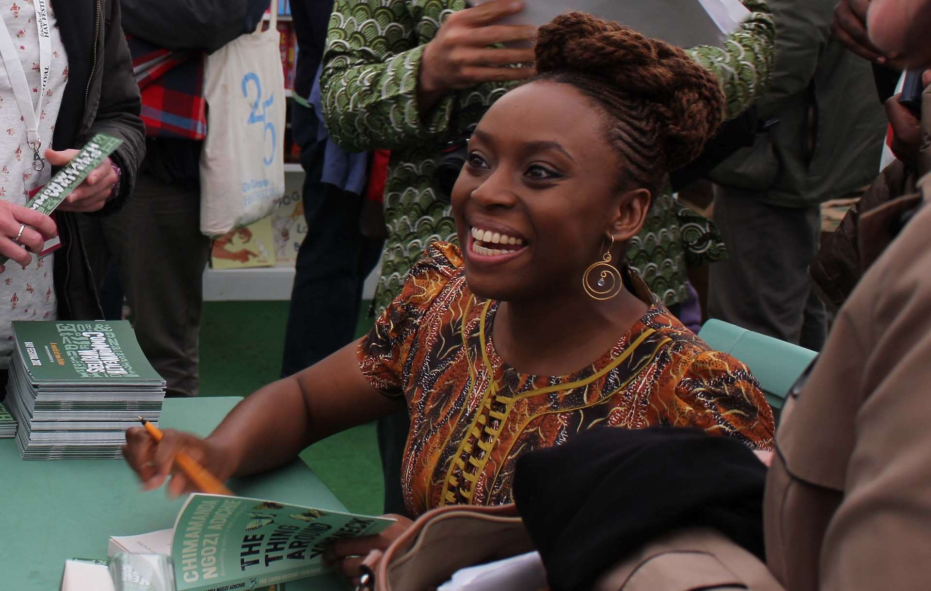 Chimamanda Ngozi Adichie at the 2012 Hay Festival