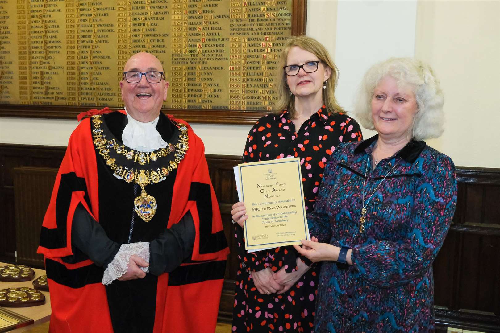 Newbury Civic Awards nominee ABC to Read