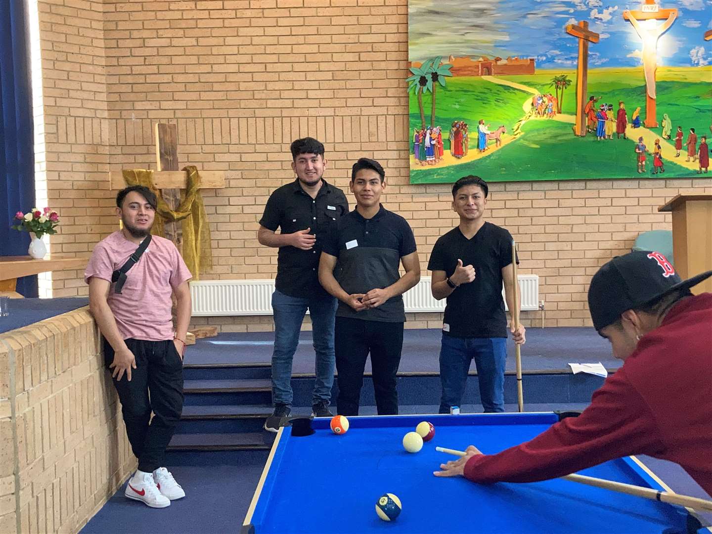The Thatcham Baptist Church hosted asylum seekers for games previously in April. Picture credit: Carol Collis