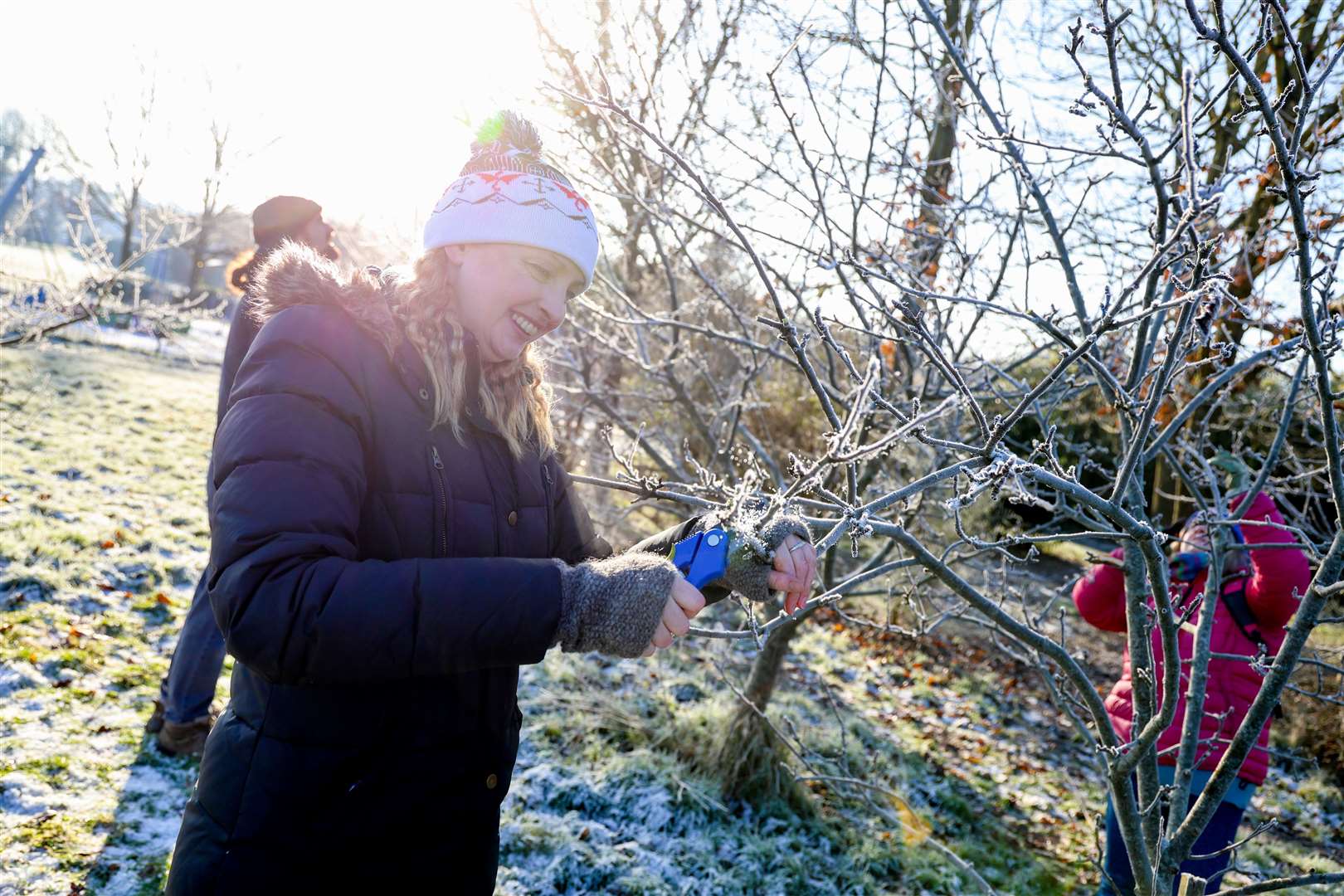 Wassail at the City Recreation Ground orchard in Newbury on January 11