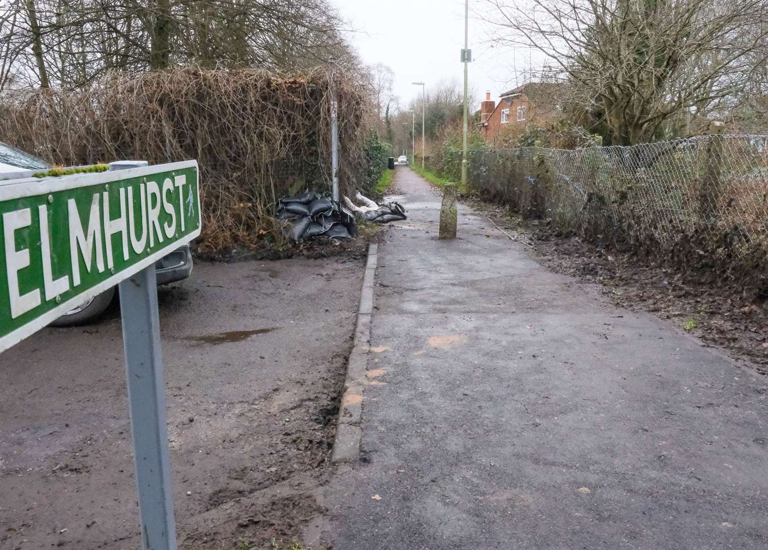 Photos taken of the raw sewage spill on Wednesday, January 4