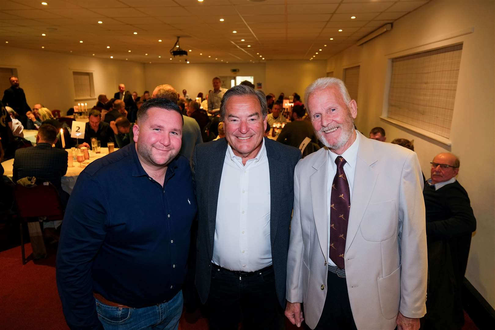 Danny Robinson, Jeff Stelling and Alan O’Donohue