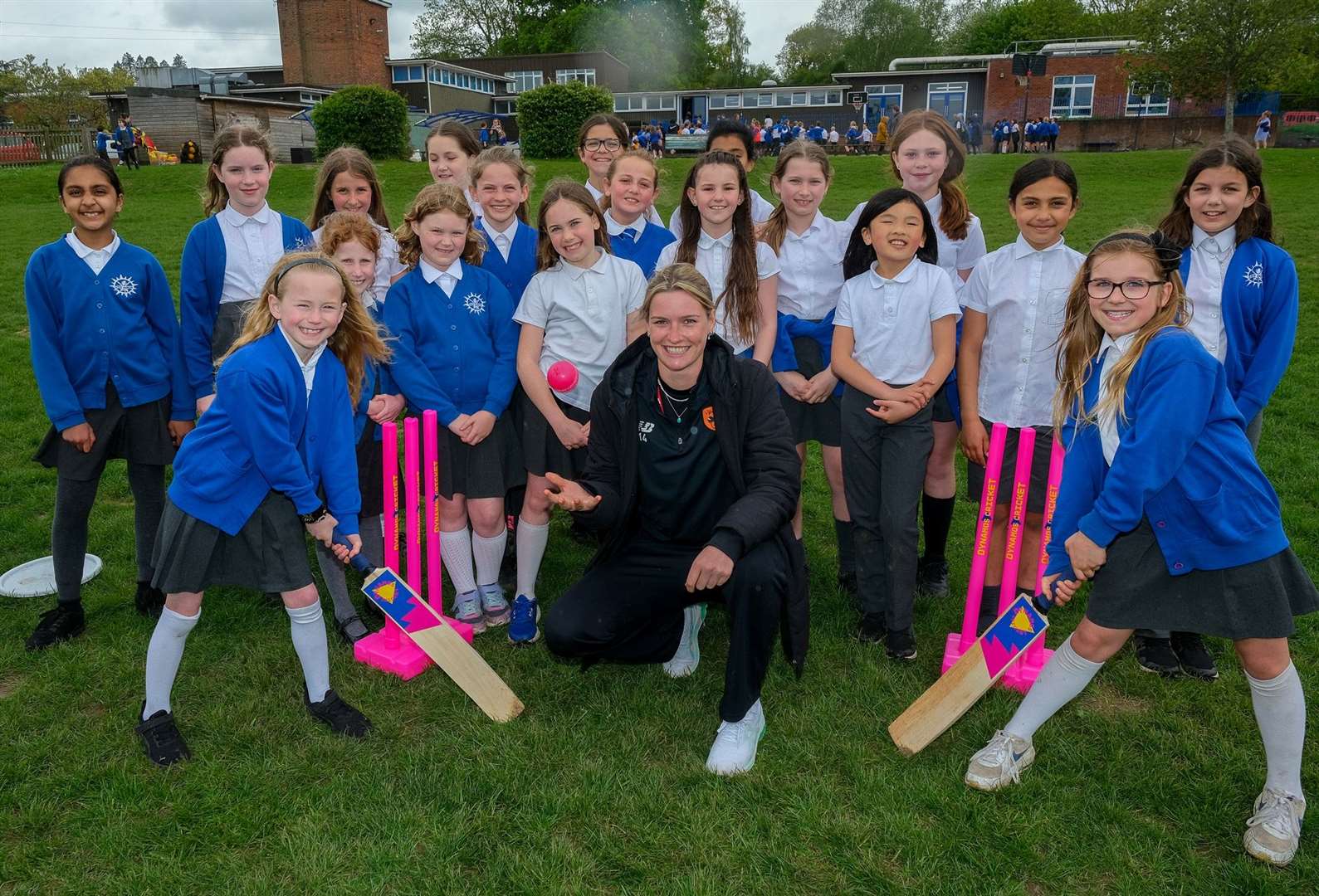 All smiles as students learn the game