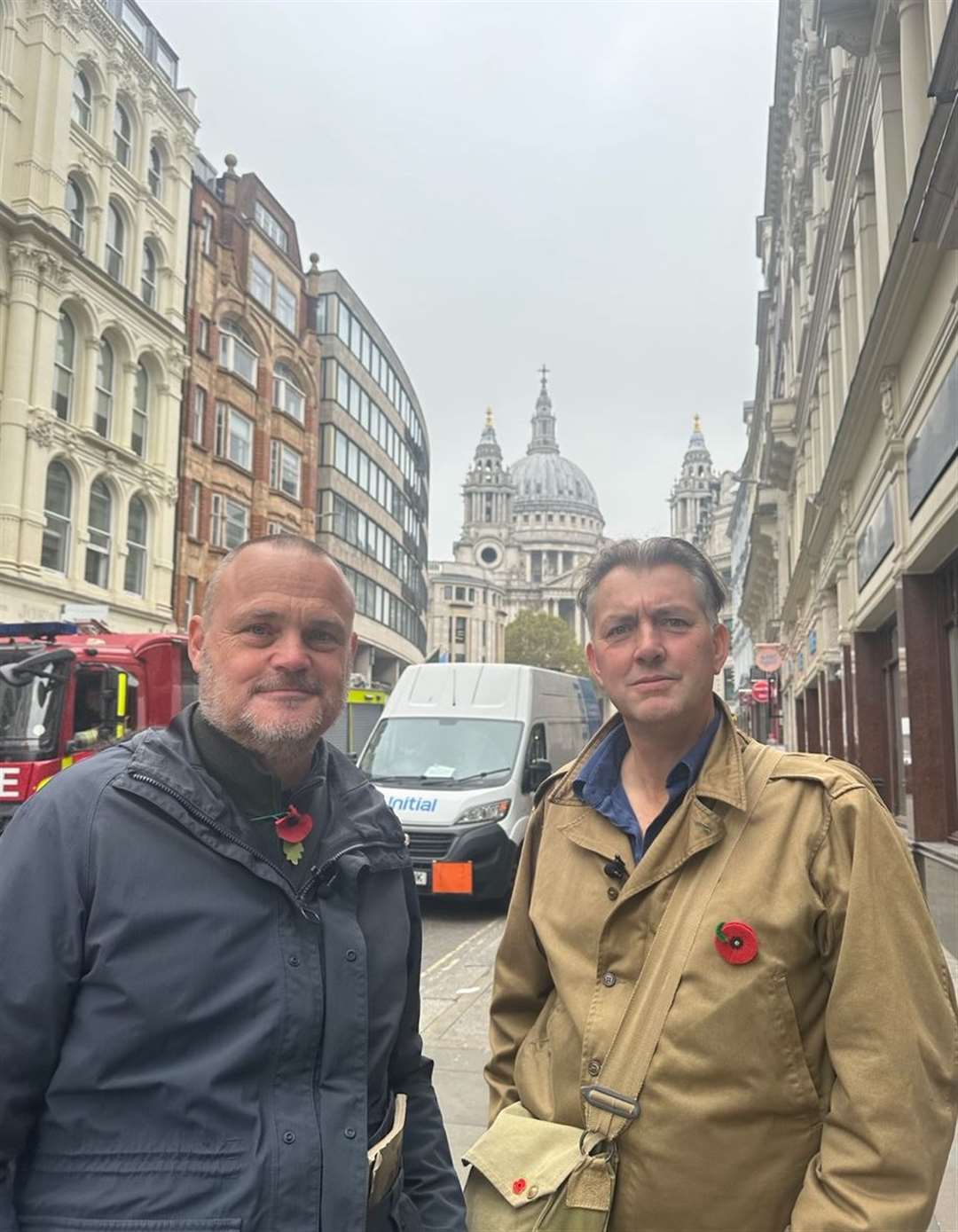 Al Murray and James Holland (c) James Holland