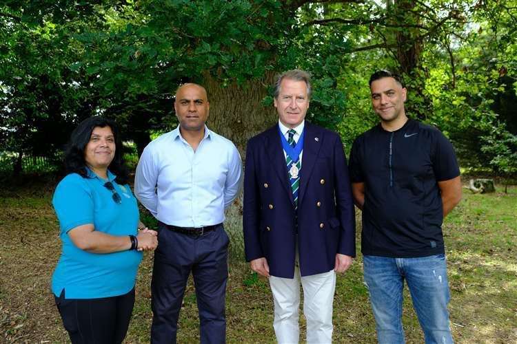 High Sheriiff meets, Alice Kunjappy-Clifton, Gulfaz Riaz and Umar Butt